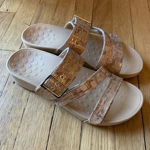Vionic Tan Rio Platform Sandals